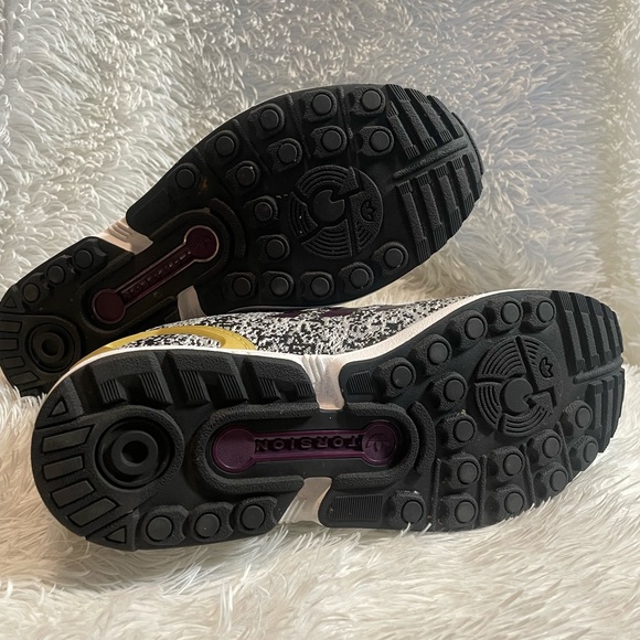 Adidas ZX Flux Torsion Running Sneaker Purple Gray And Gold. Women’s 6.5. - Picture 5 of 6